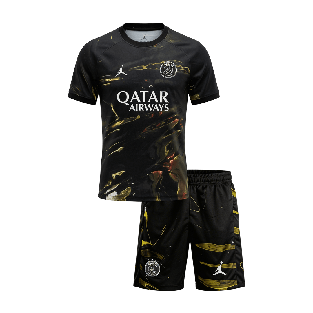 PSG Kids Jerseys Kit 2025/26 Jordan Night Edition