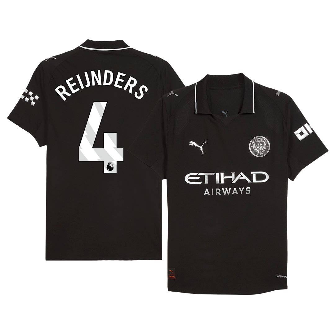 REIJNDERS #4 Manchester City Autentisk fotballdrakt 2025/26