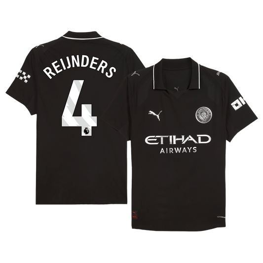 REIJNDERS #4 Manchester City Autentisk fotballdrakt 2025/26