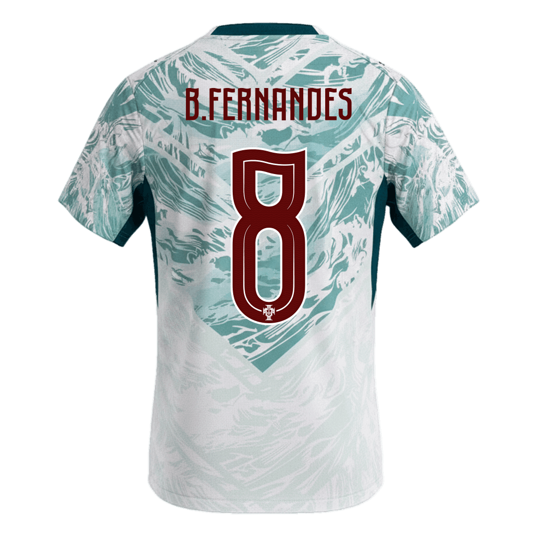 B.FERNANDES #8 Portugal Fotballdrakt Borte-VM 2026