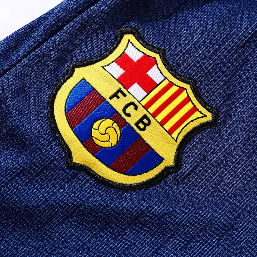 Barcelona 1/4 Zip Treningsdrakt 2025/26 Navy