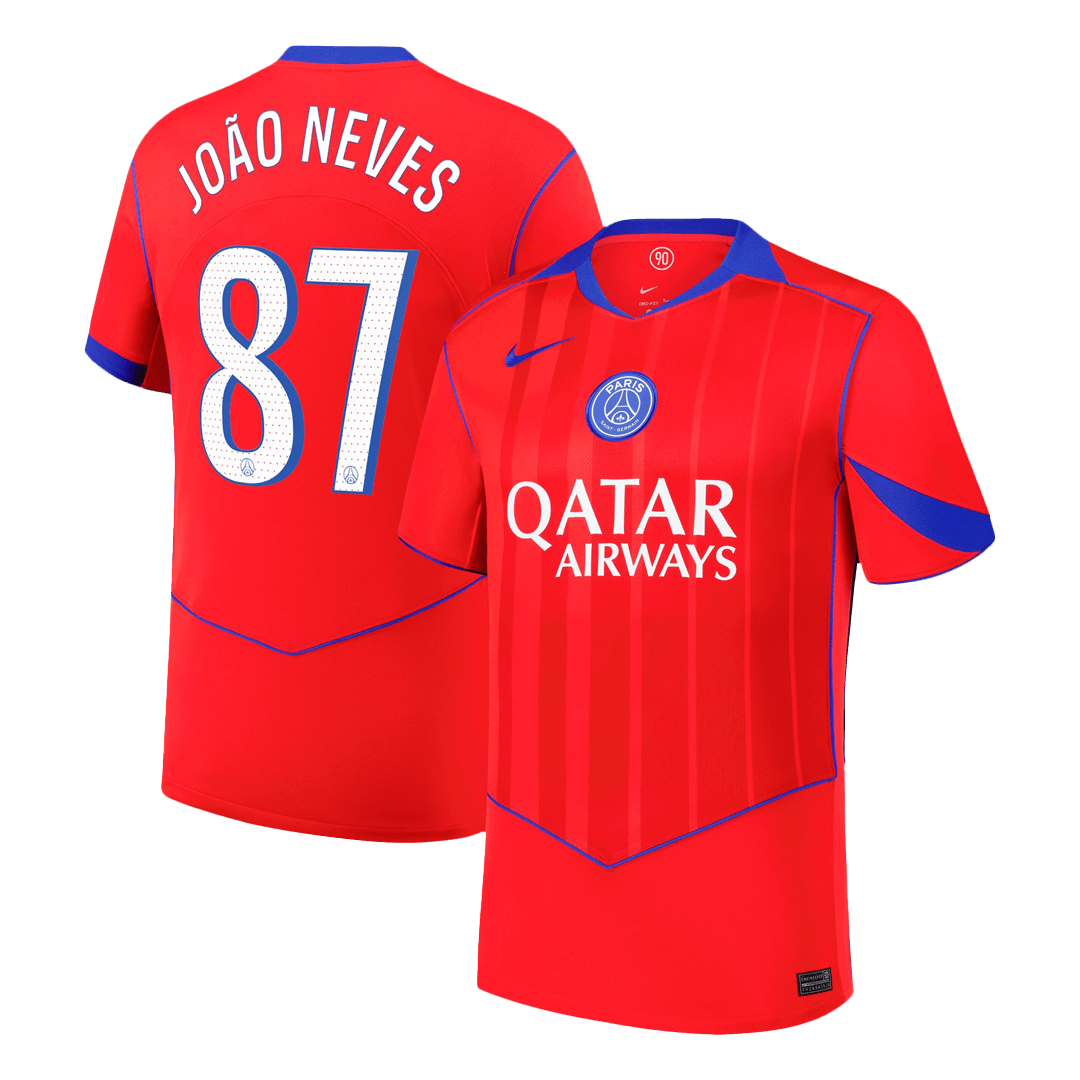 JO?O NEVES #87 PSG Third Away Fotballdrakt 2025/26