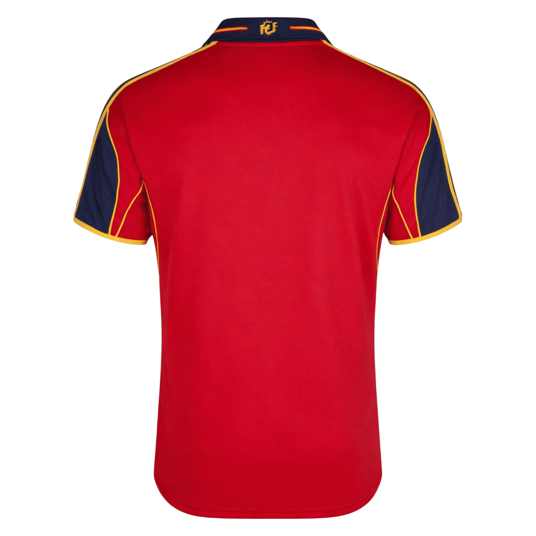 Retro Soccer Jersey Spain Home Euro Cup 2000