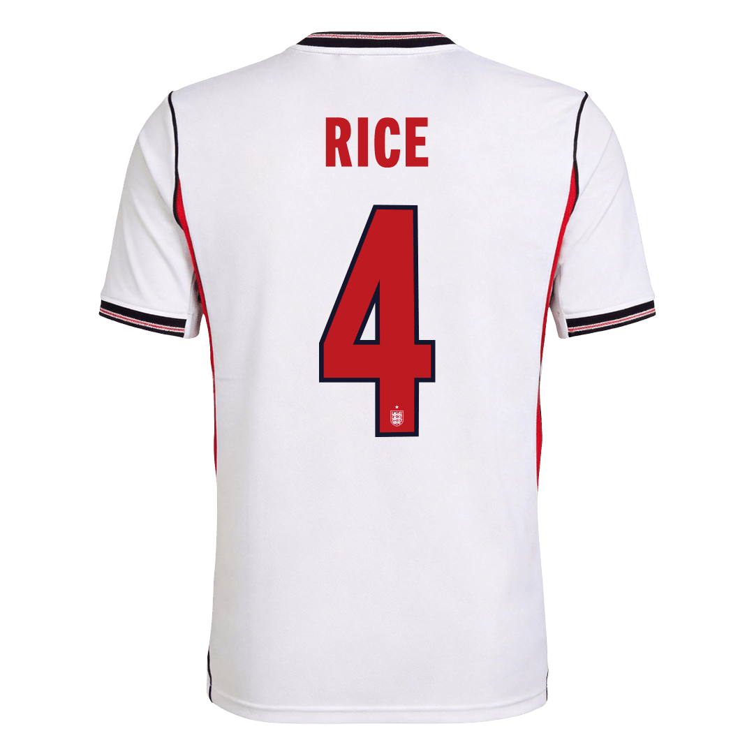 RICE #4 England hjemmefotballdrakt VM 2026
