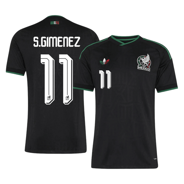 S.GIMENEZ #11 Mexico Third Away Player Versjon Jersey World Cup 2026