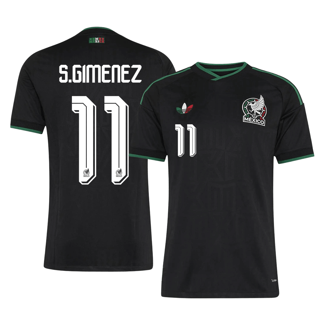 S.GIMENEZ #11 Mexico Third Away Player Versjon Jersey World Cup 2026