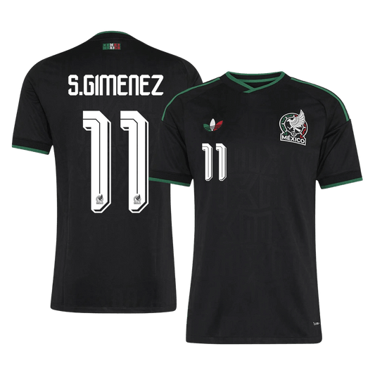 S.GIMENEZ #11 Mexico Third Away Player Versjon Jersey World Cup 2026