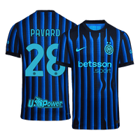 PAVARD #28 Inter Milan Aito kotijalkapallopaita 2025/26
