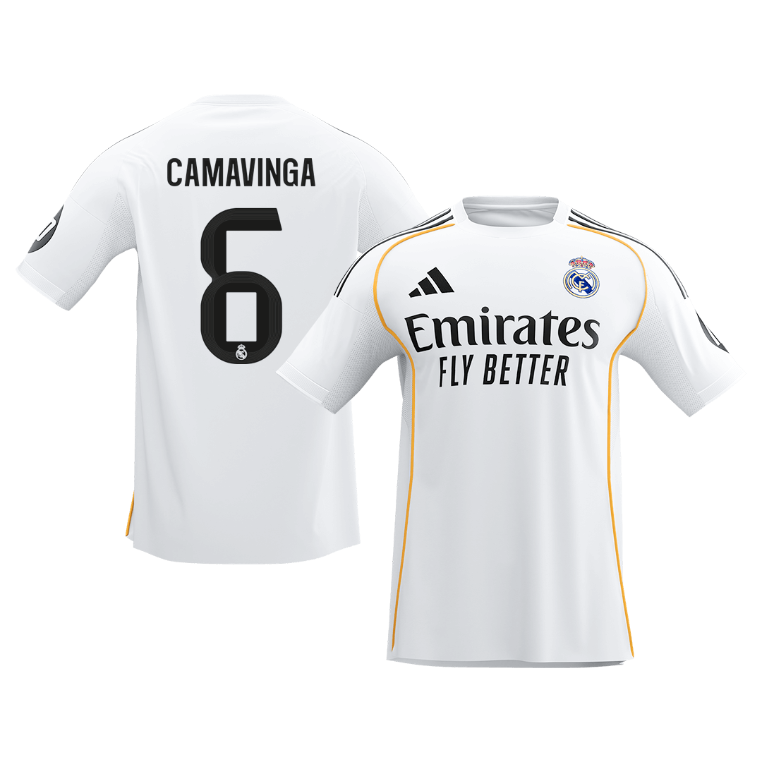 CAMAVINGA #6 Real Madrid hjemmefotballdrakt 2025/26