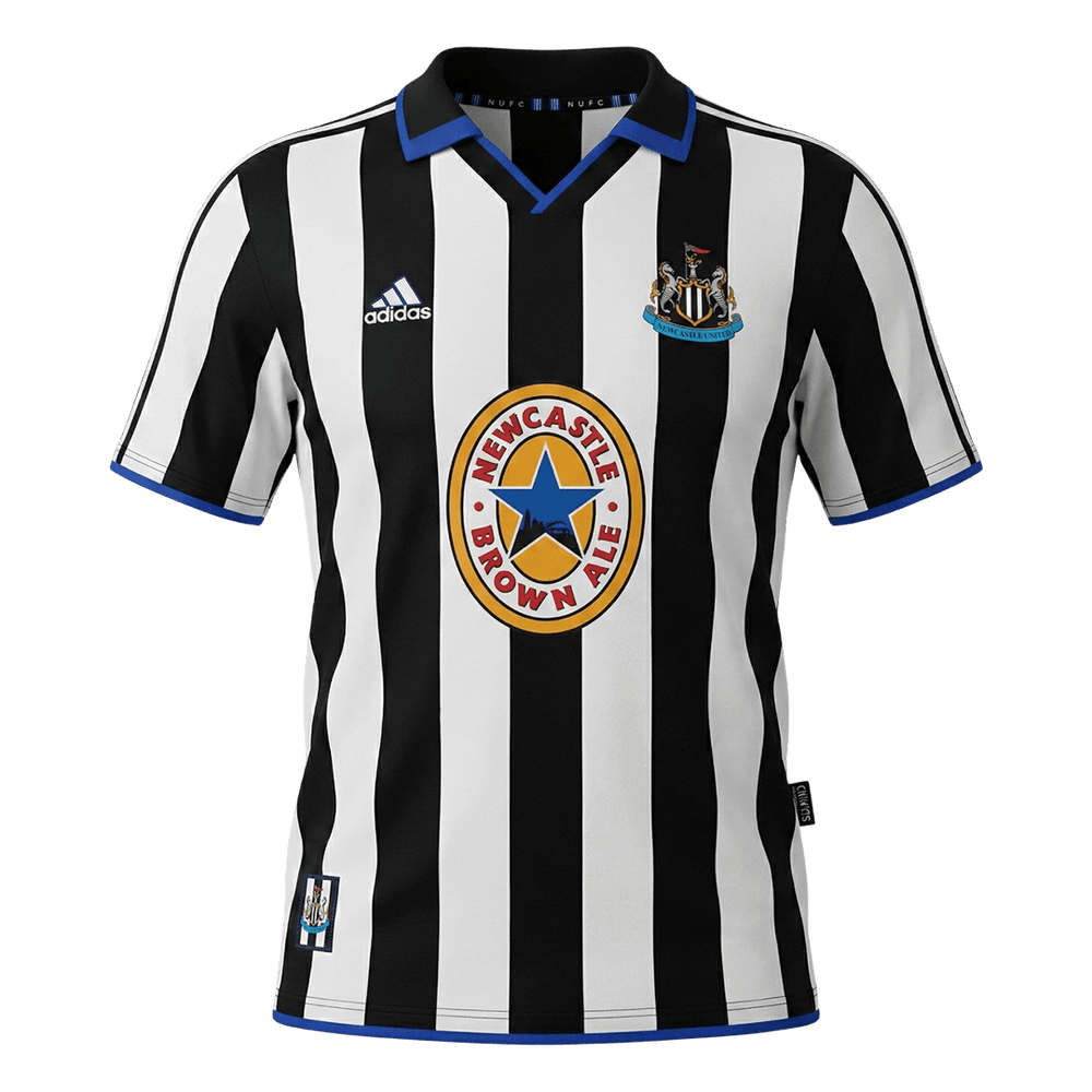 Retro jalkapallopaita Newcastle United Koti 1999/00