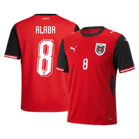 ALABA#8 Østerrike Hjemmefotballdrakt VM 2026 Rød