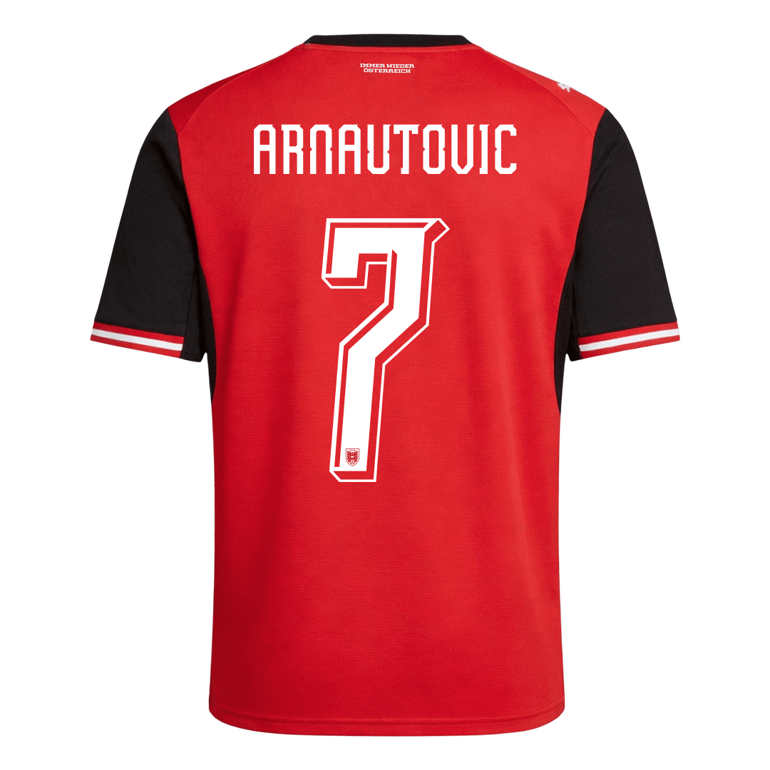 ARNAUTOVIC#7 Østerrike Hjemmefotballdrakt VM 2026 Rød