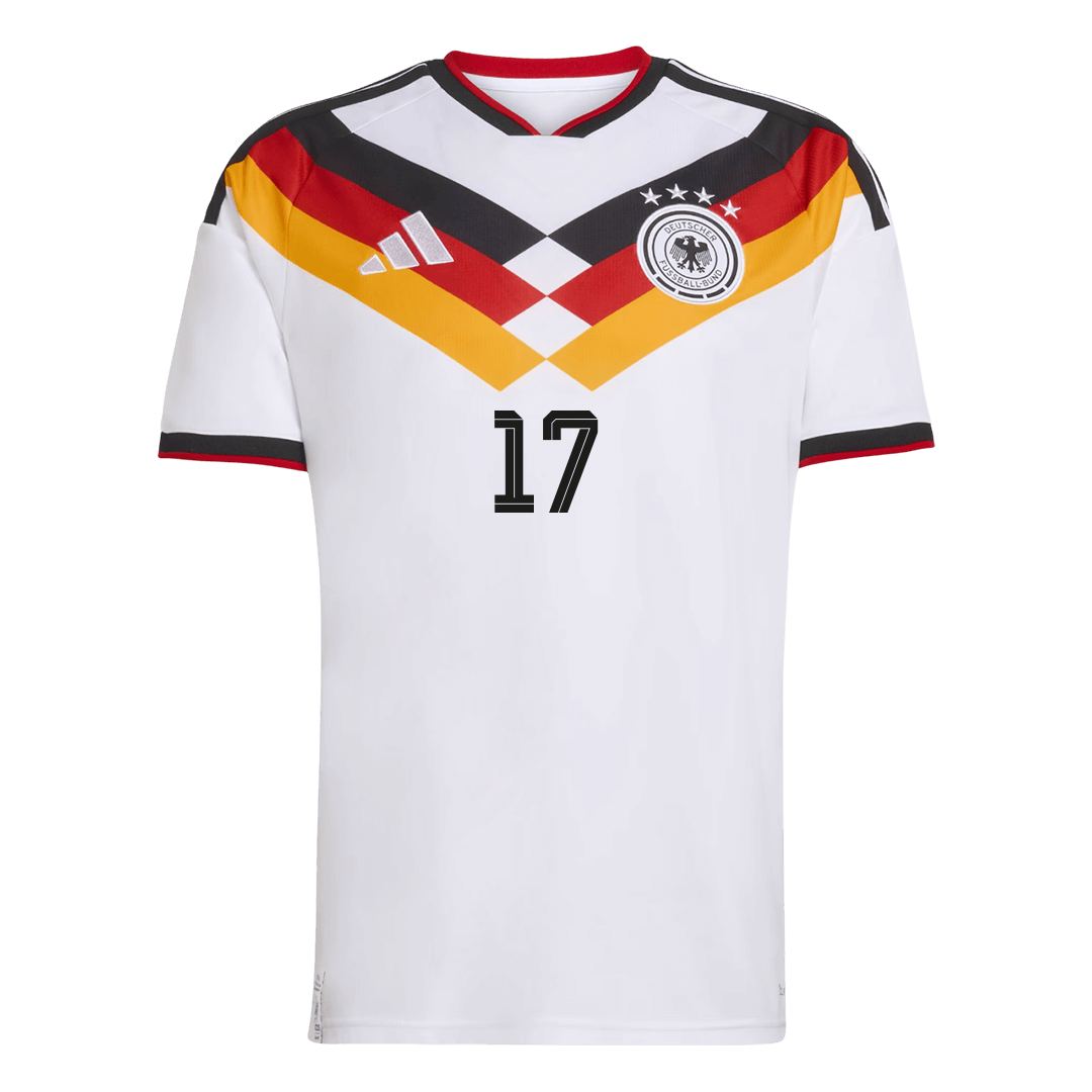 WIRTZ #17 Tyskland Hjemmefotballdrakt World Cup 2026