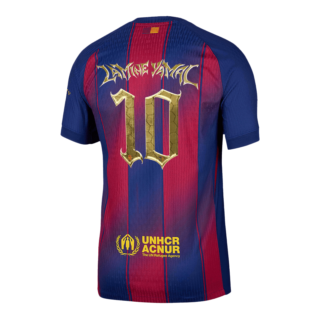 LAMINE YAMAL #10 Barcelona Kotipeli Autenttinen Pelipaita 2025/26 Kopa Trophy Edition