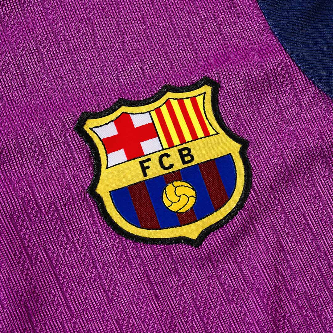 Barcelona 1/4 Zip Treningsdrakt 2025/26 Lilla barn