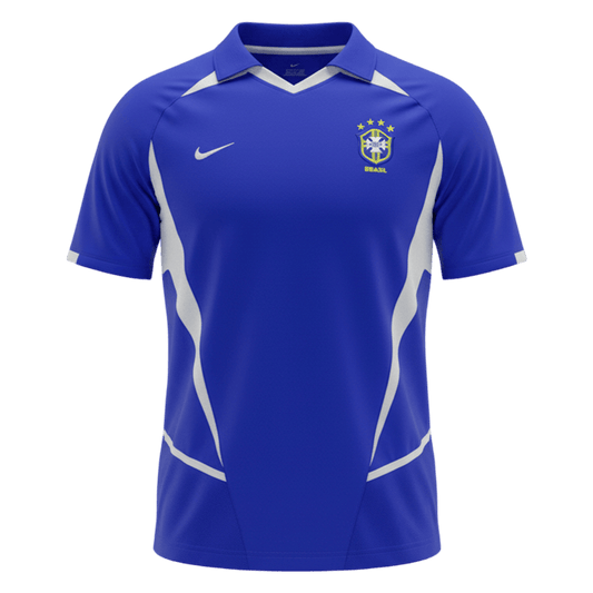 Retro fotballdrakt Brasil borte 2002