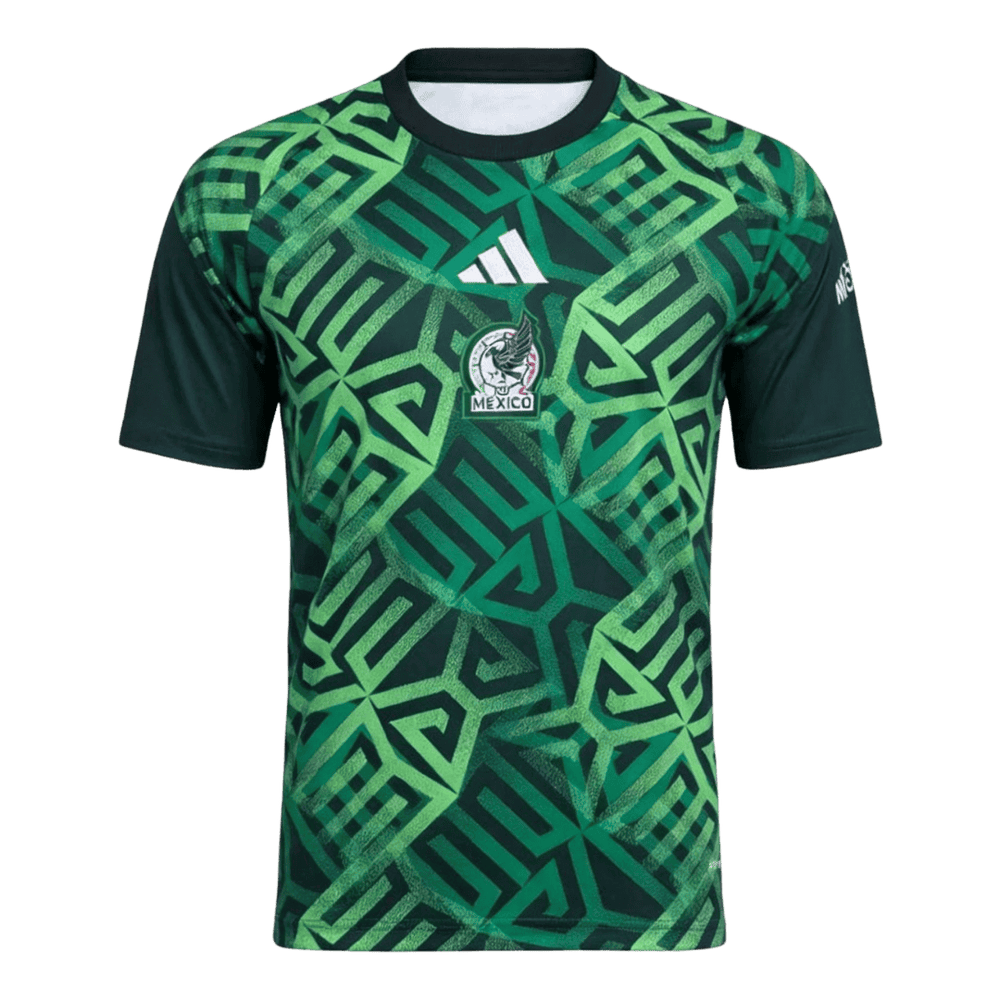 Meksikon Pre-Match jalkapallopaidat MM 2026 Vihreä