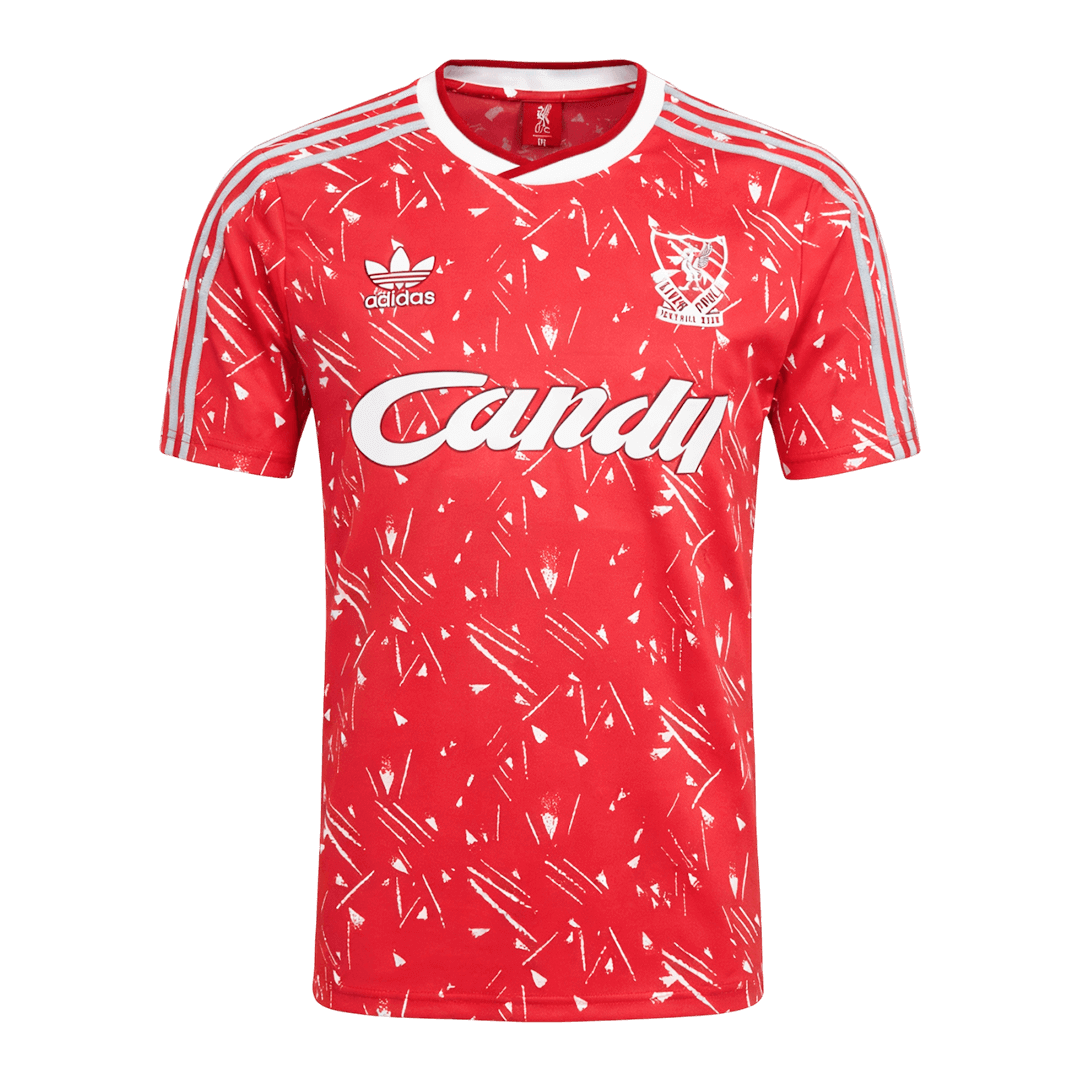 Retro fotballdrakt Liverpool hjemme 1989/91