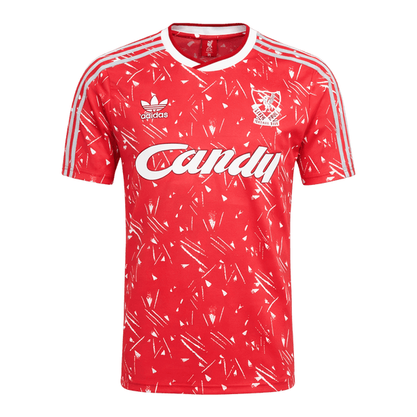 Retro fotballdrakt Liverpool hjemme 1989/91