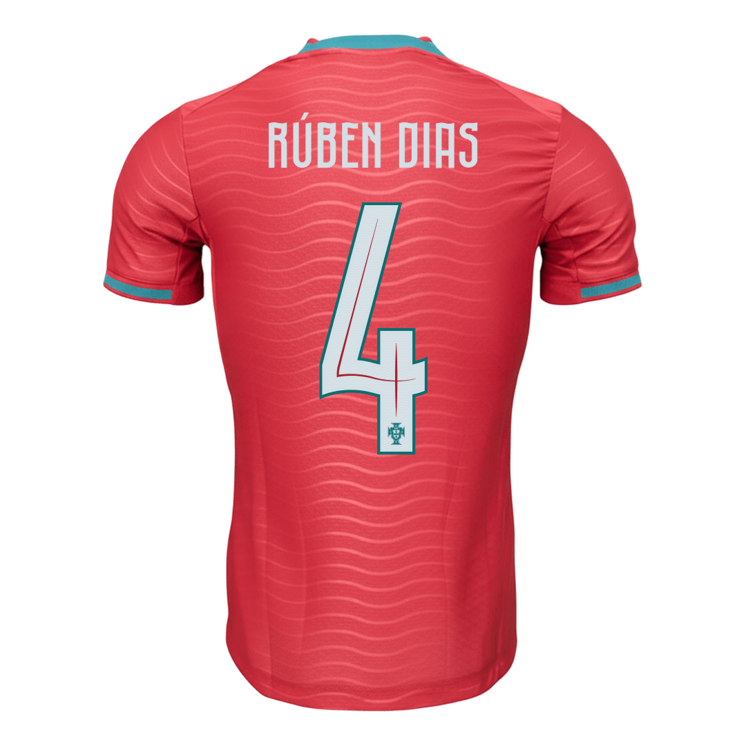 RúBEN DIAS #4 Portugal Hjemmespillerversjon Jersey World Cup 2026