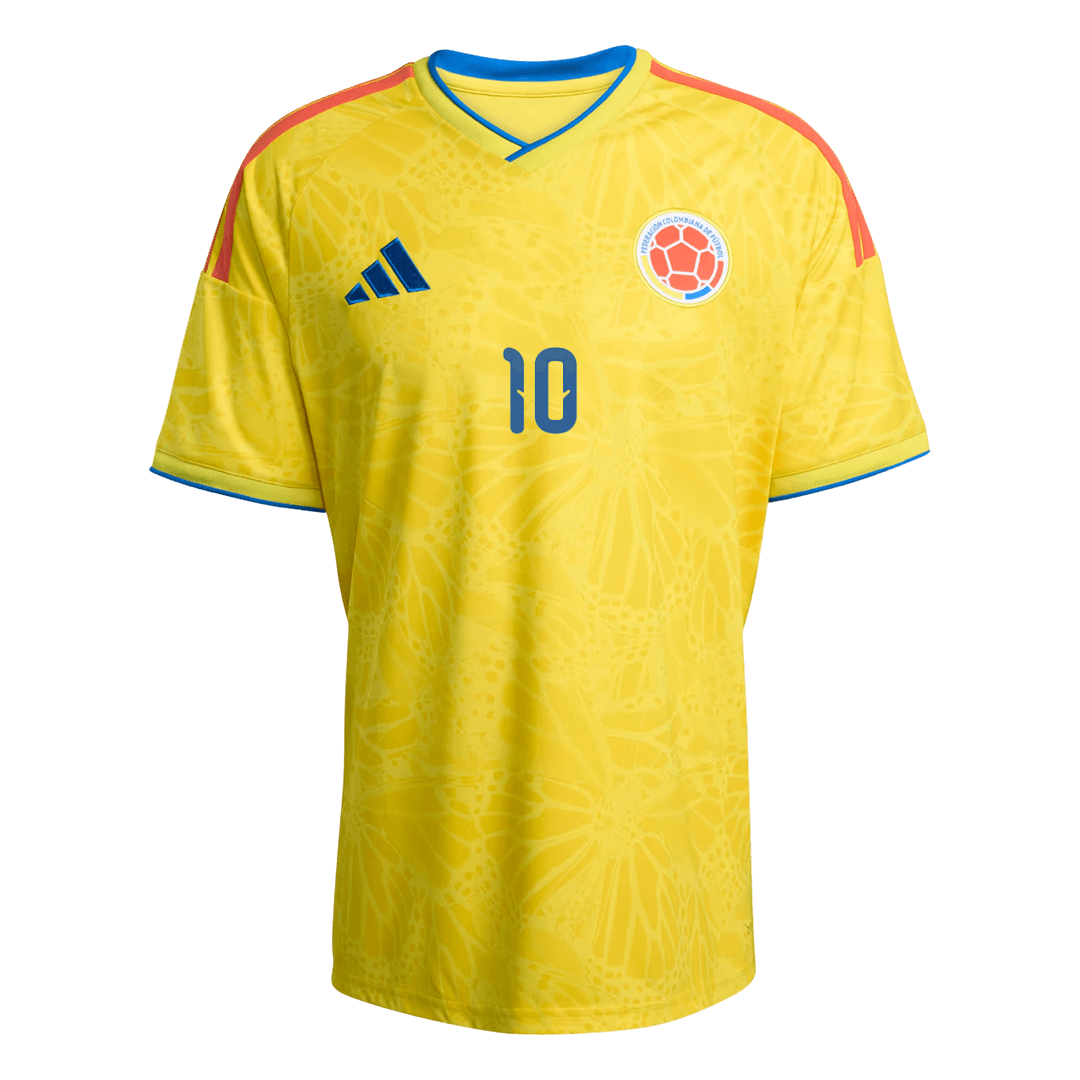 JAMES #10 Colombia hjemmefotballdrakt VM 2026