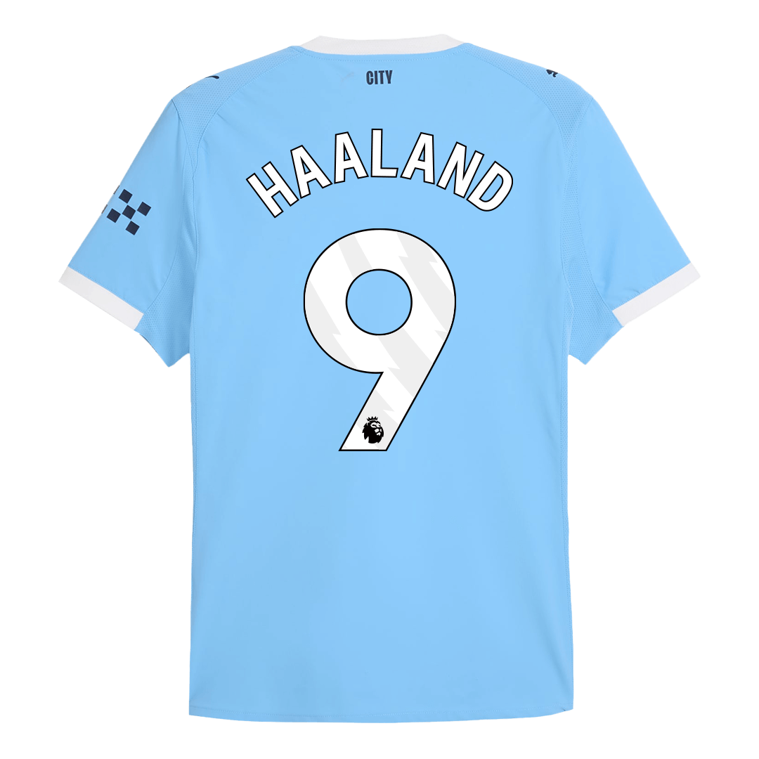 HAALAND #9 Manchester City Hjemmespillerversjon Trøye 2025/26