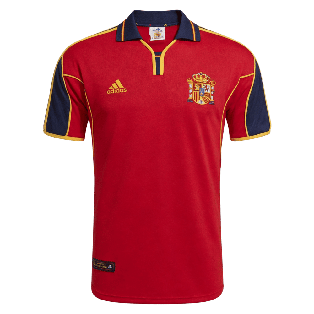 Retro fotballdrakt Spania hjemme-EM 2000
