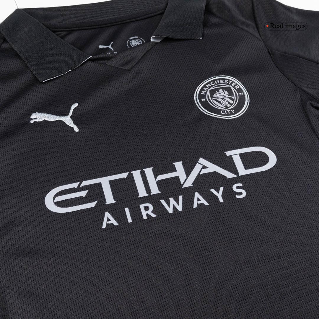 Manchester City Away Kids Fotballdrakter Full Kit 2025/26