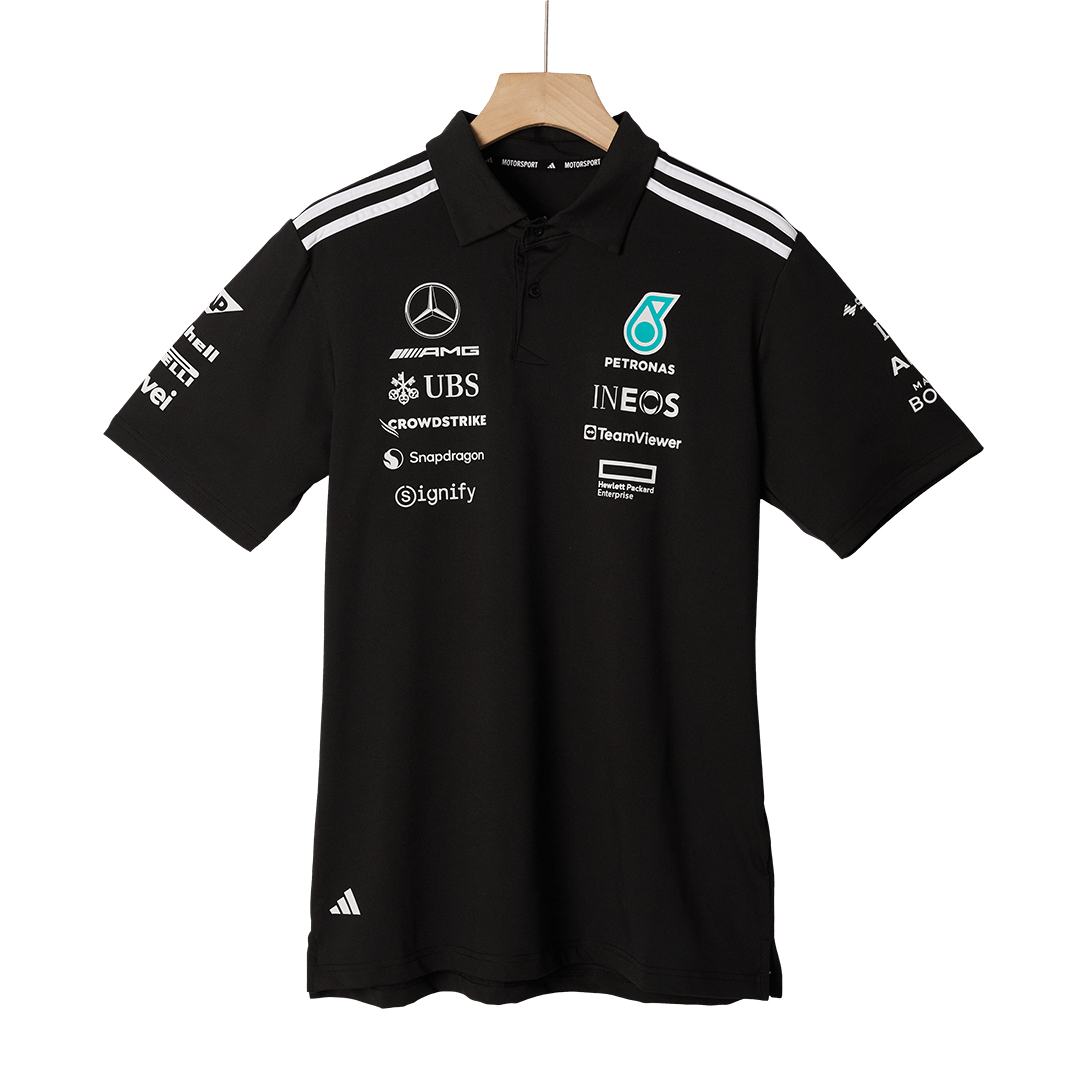 Mercedes AMG Petronas F1 2025 Team Polo Svart
