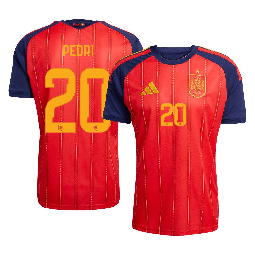 PEDRI #20 Spania hjemmefotballdrakt 2026