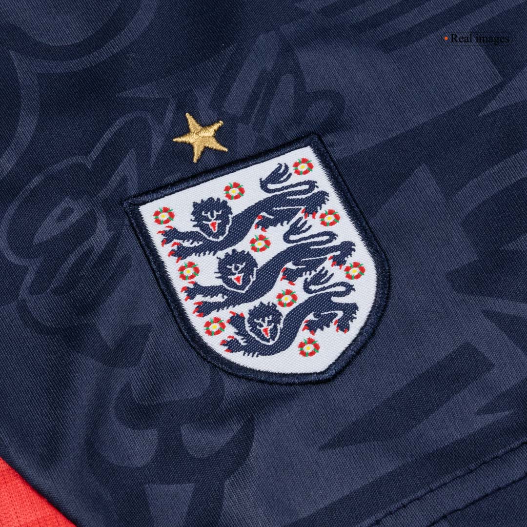 England borte fotballdrakter for barn til verdensmesterskapet i 2026