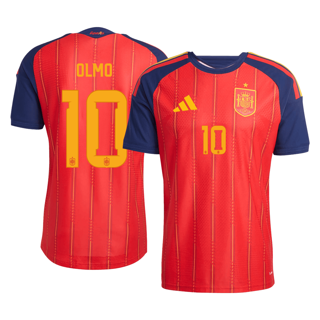 OLMO #10 Spania Hjemmespillerversjon Jersey World Cup 2026