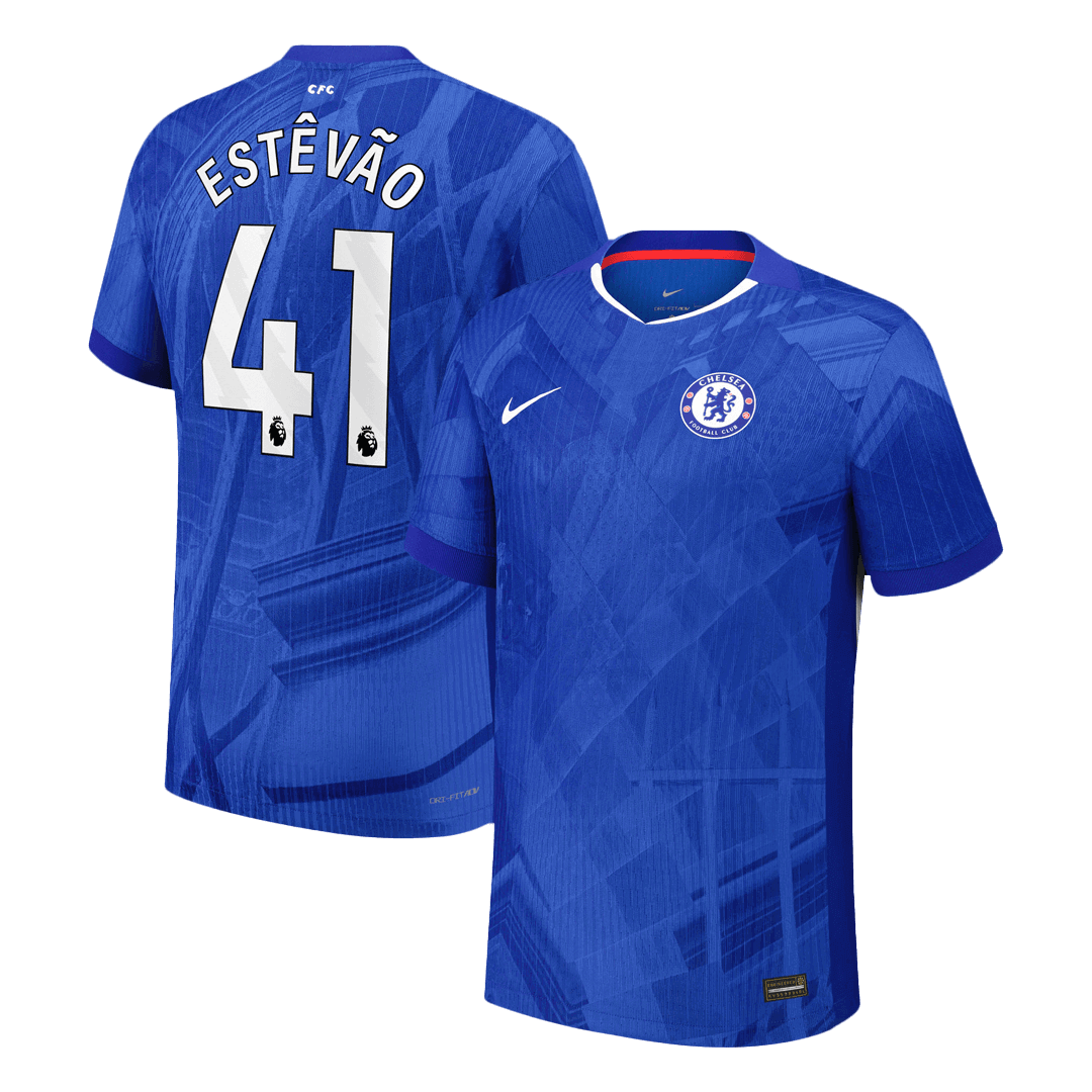 ESTêV?O #41 Chelsea Home Autentisk fotballdrakt 2025/26