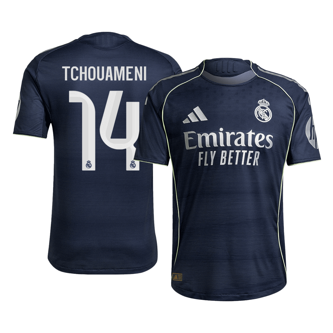 TCHOUAMENI #14 Real Madrid Autentisk Fotballdrakt Borte 2025/26