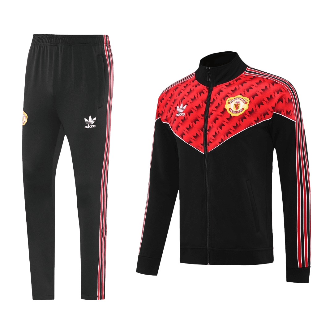 Manchester United jakke treningsdress 2025/26 rød&svart
