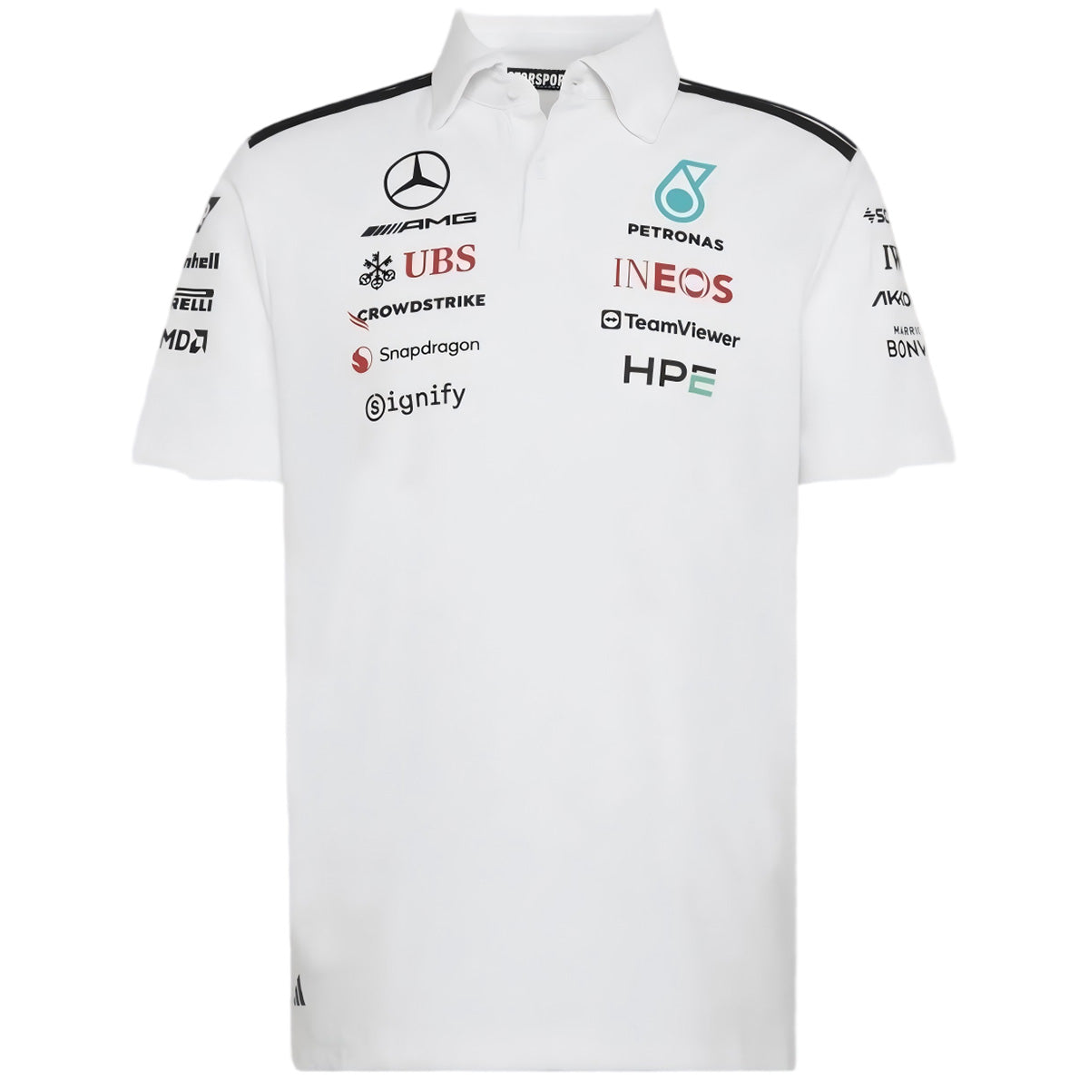 Mercedes AMG Petronas F1 2026 Team Polo White