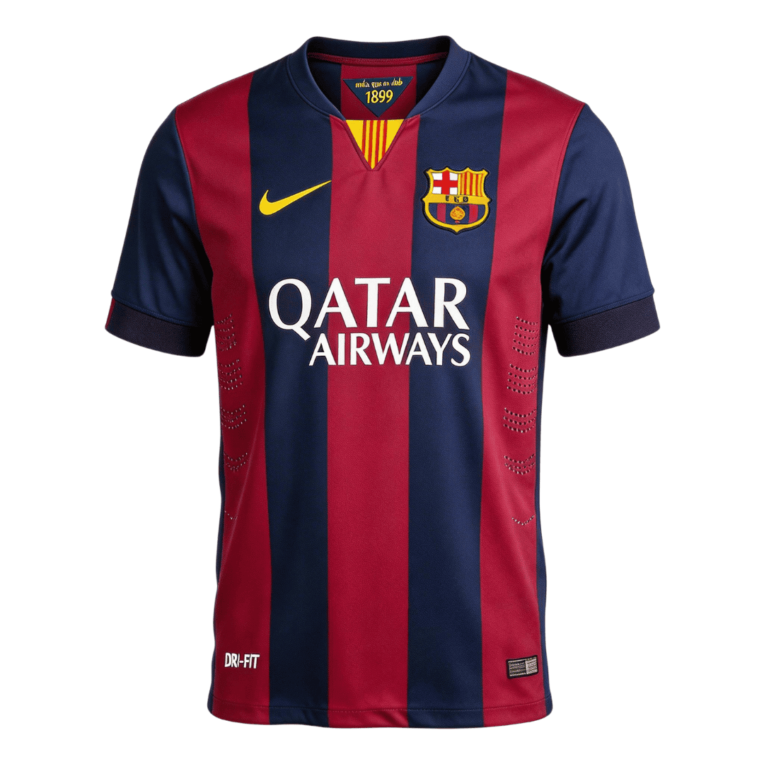 Retro fotballdrakt Barcelona Hjem 2014/15