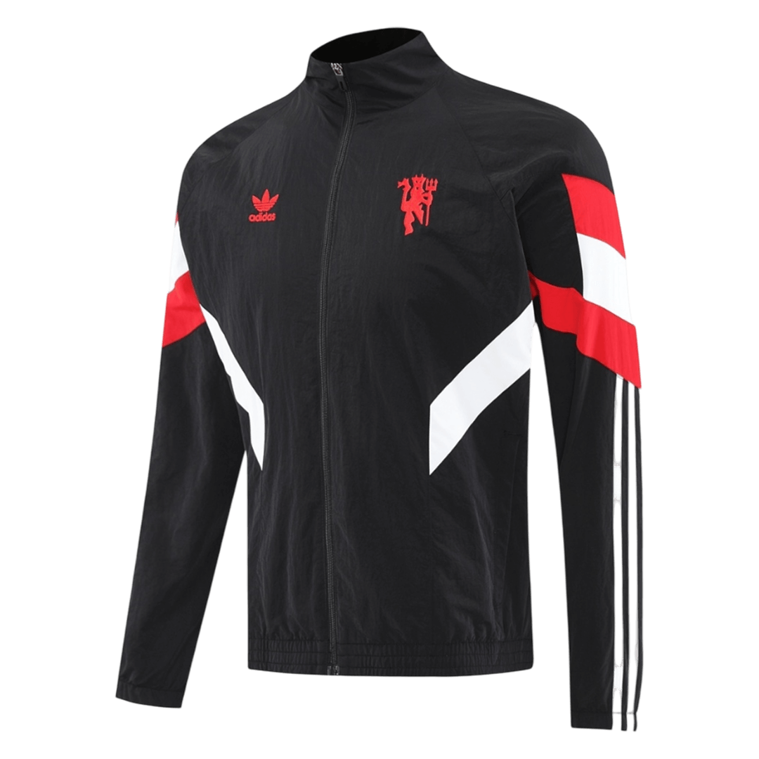 Manchester United Windbreaker Jacket 2025/26 - Svart