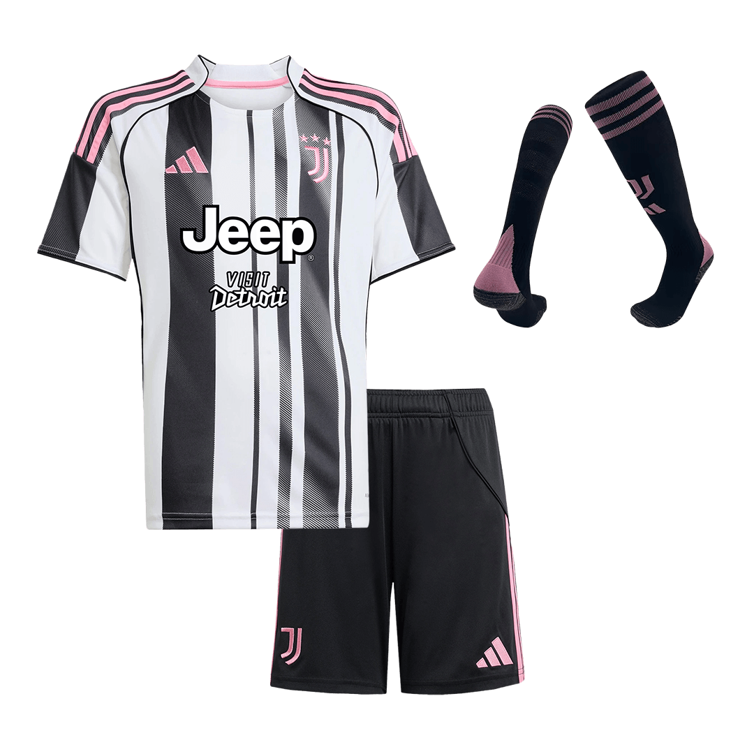 Juventus Home Kids fotballdrakter komplett sett 2025/26