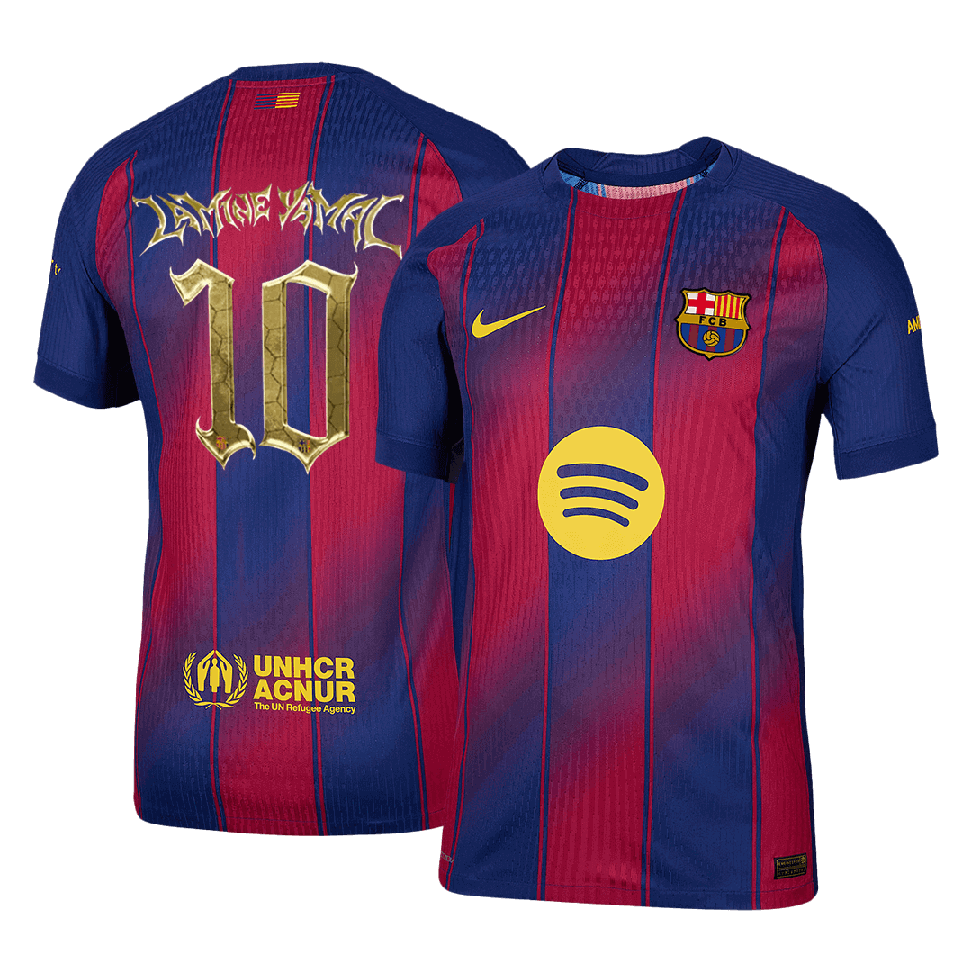 LAMINE YAMAL #10 Barcelona Kotipeli Autenttinen Pelipaita 2025/26 Kopa Trophy Edition