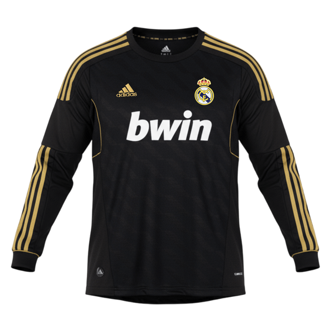 Retro fotballdrakt Real Madrid Langermet borte 2011/12