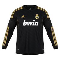 Retrojalkapallopaita Real Madrid Pitkähihainen vieras 2011/12