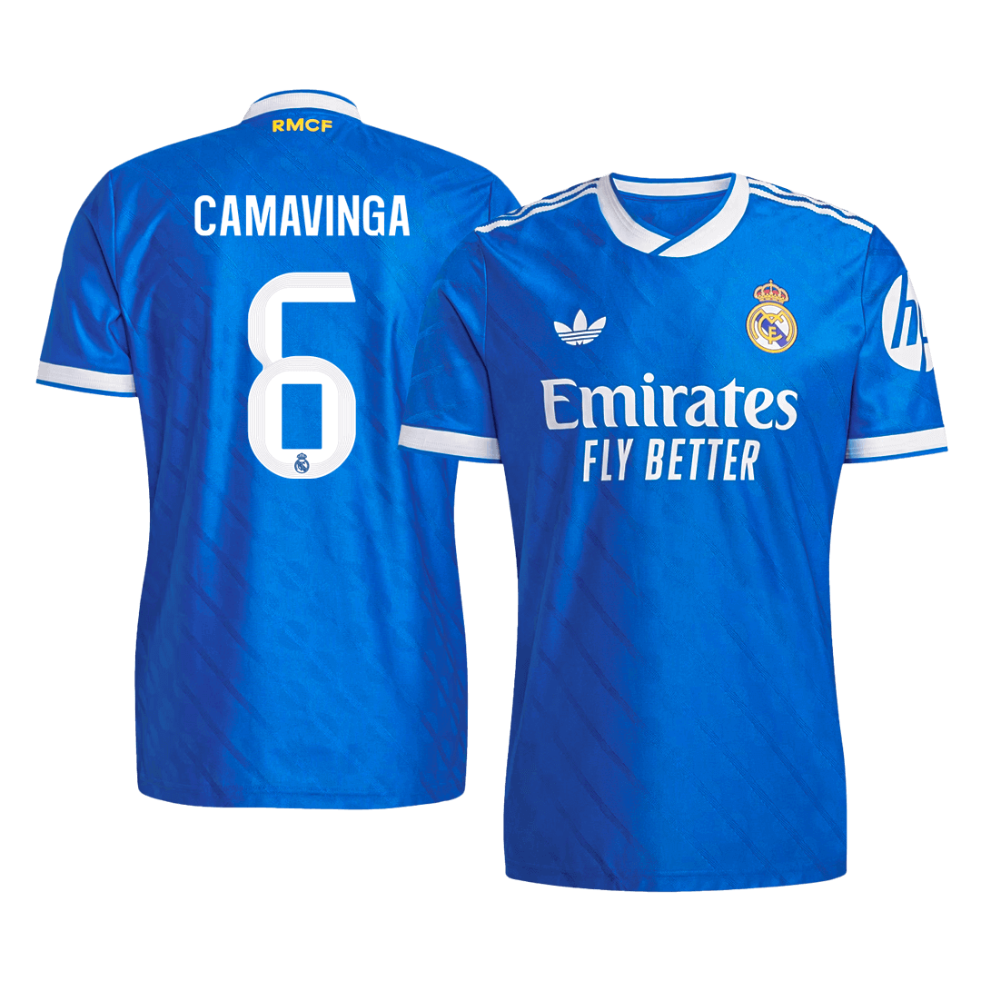 CAMAVINGA #6 Real Madrid Autentisk Tredje Borte-fotballdrakt 2025/26