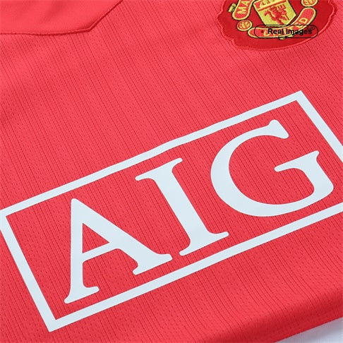 Retro fotballdrakt Manchester United Hjemme 2007/08