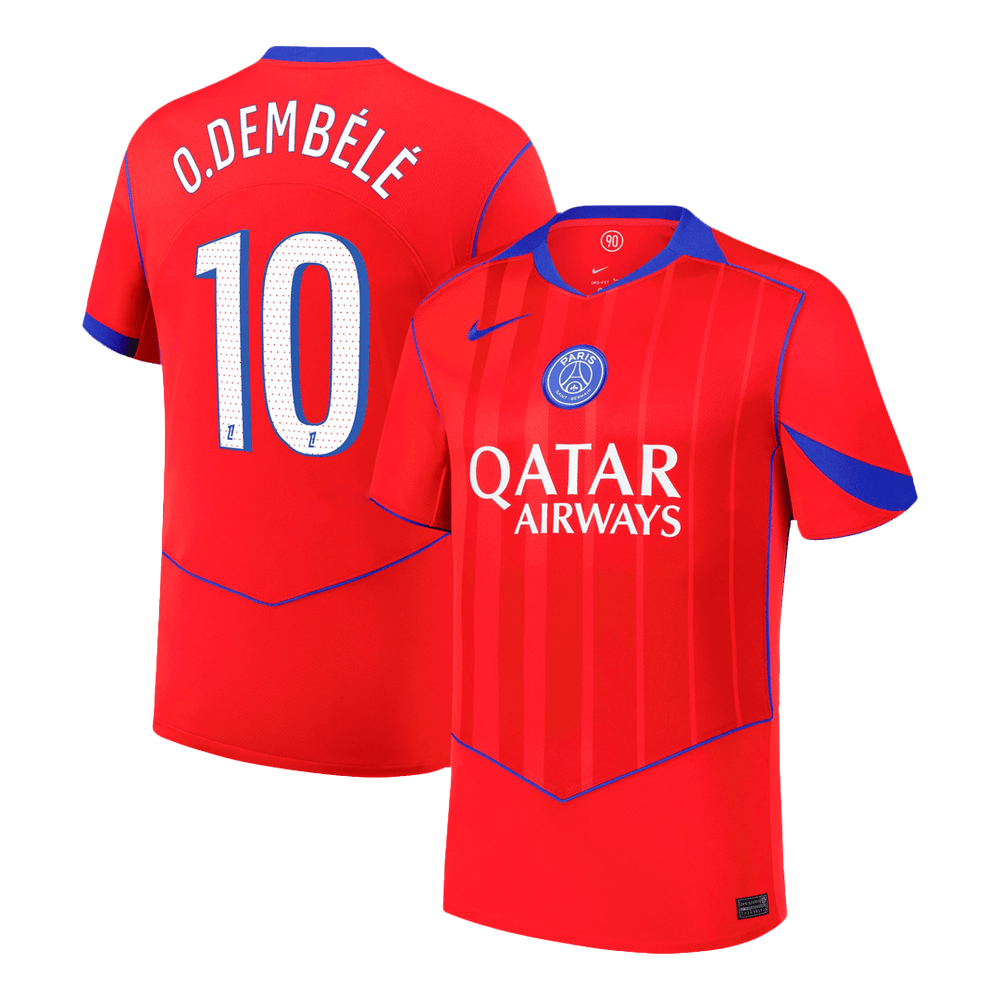 O.DEMBéLé #10 PSG Third Away Fotballdrakt 2025/26