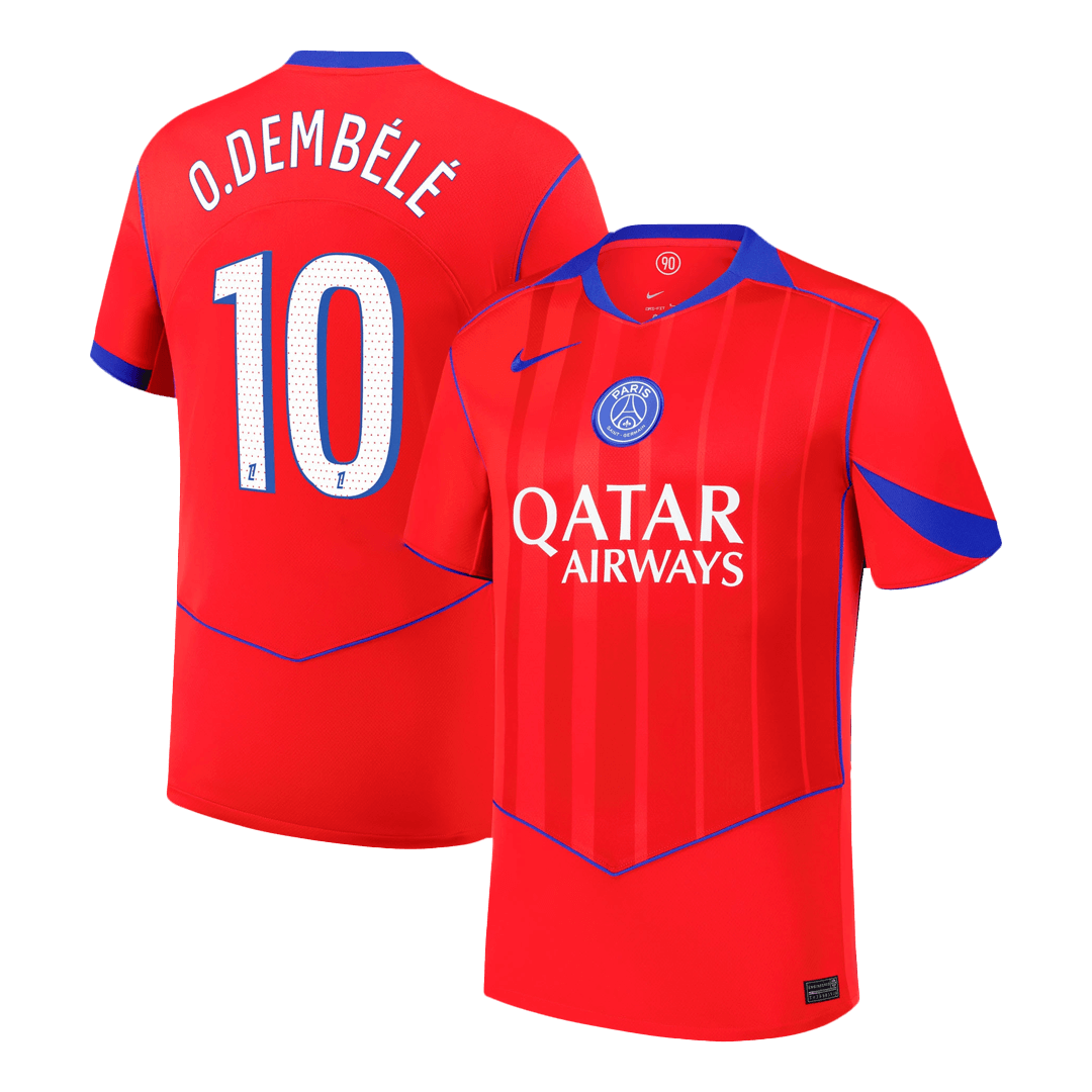 O.DEMBéLé #10 PSG Third Away Fotballdrakt 2025/26