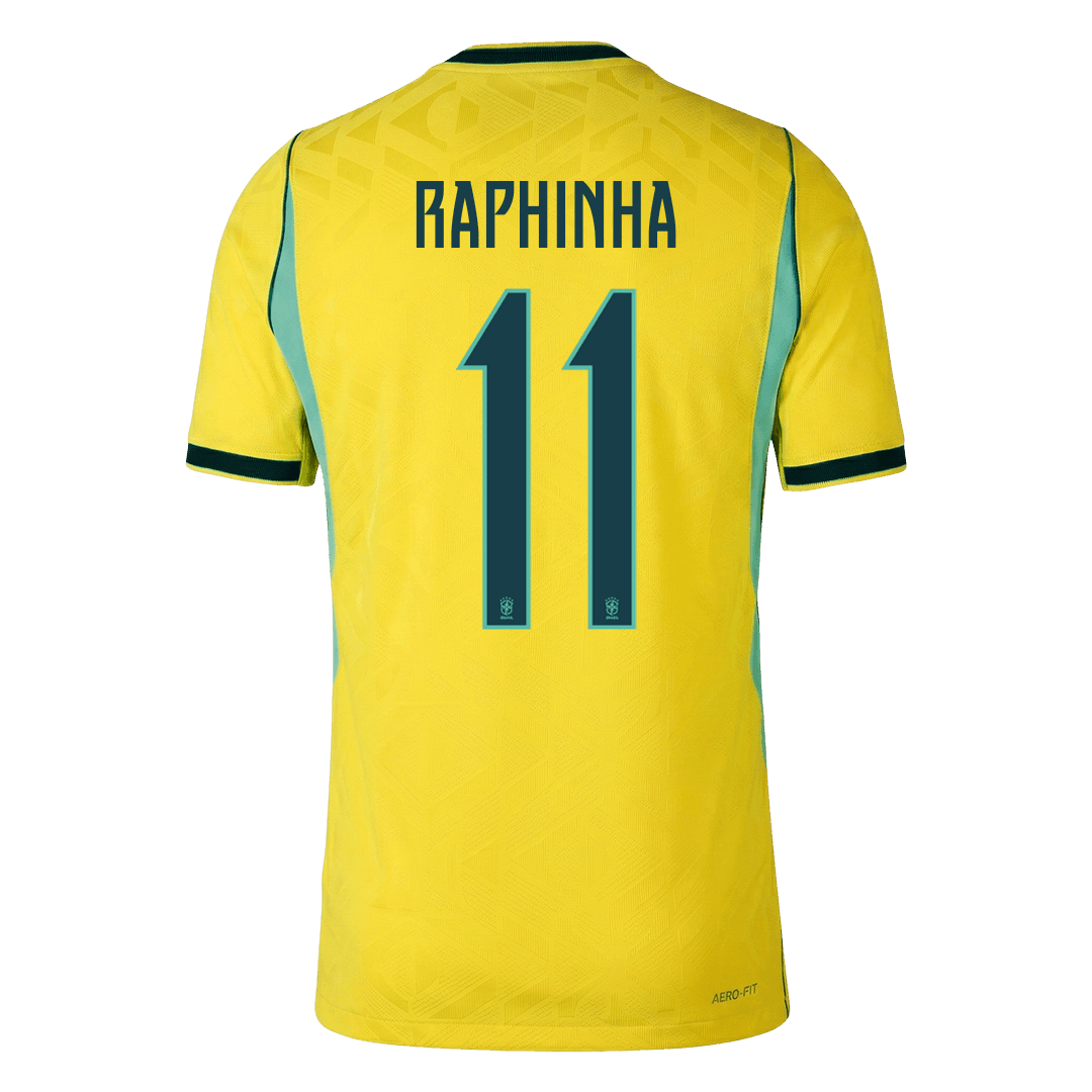 RAPHINHA #11 Brasil Hjemmespillerversjon Jersey World Cup 2026