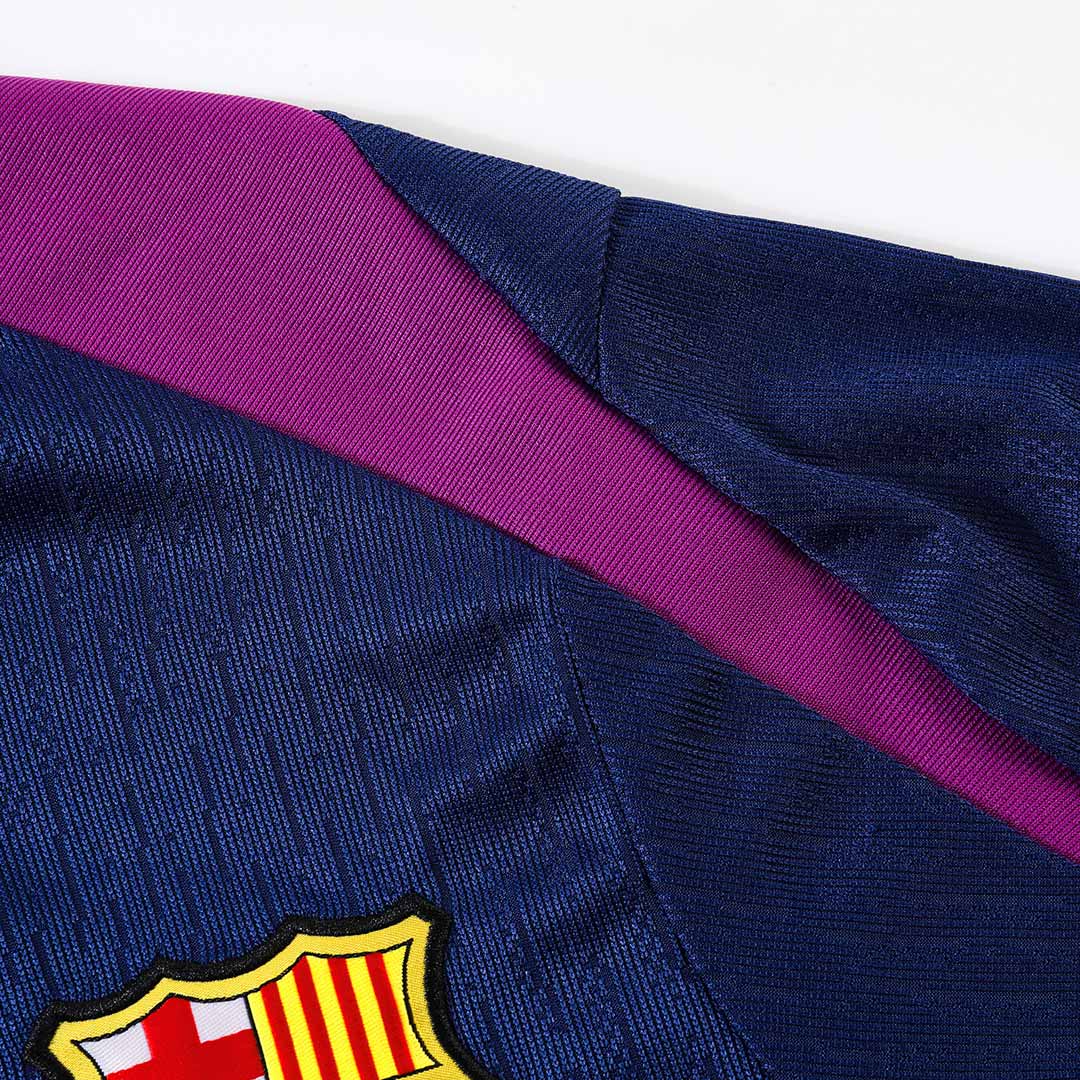 Barcelona 1/4 Zip Treningsdrakt 2025/26 Navy