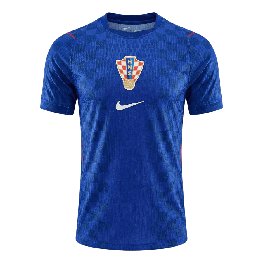 Spillerversjon Kroatia Bortefotballdrakt VM 2026 Blå