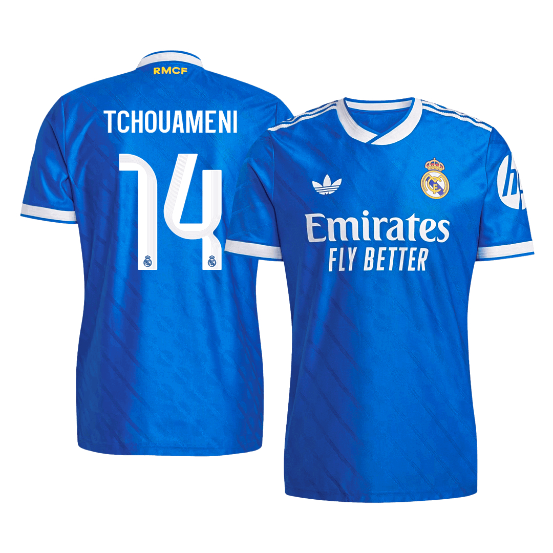 TCHOUAMENI #14 Real Madrid Tredje Borte Autentisk fotballdrakt 2025/26